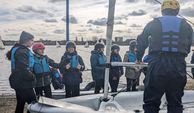 Ukrainian scouts at Wembley SC 739x432 March 2023
