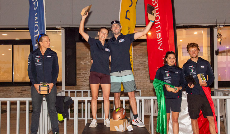 John Gimson and Anna Burnet secure Euros victory