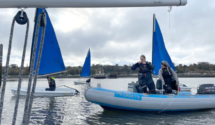Images of the first all female Race Coach level 2 course at Port Edgar, to help sail race training at a club level.  