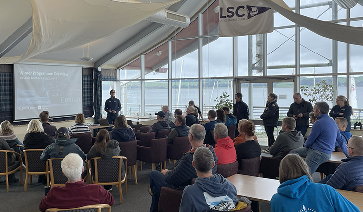 Images from the Giant Academy weekend at Largs Sailing Club of Race Training, ashore and afloat.