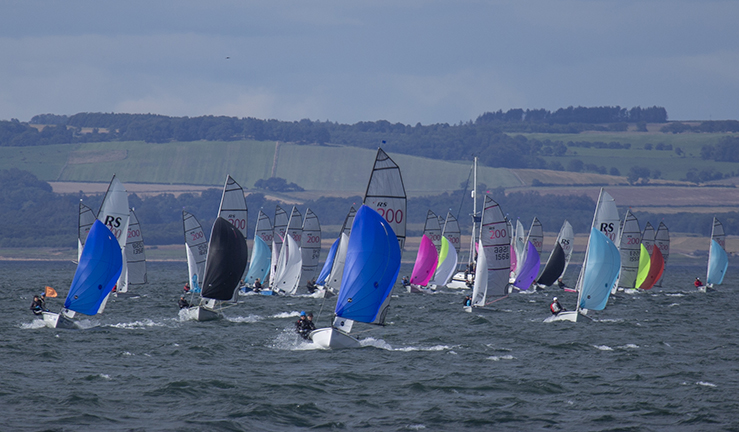 Action images from the RS200 Nationals In North Berwick