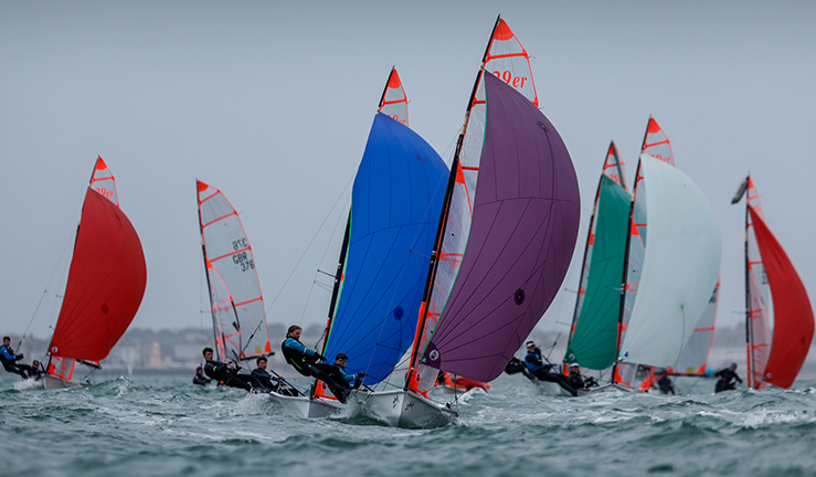Action images at the UK Youth Sailing Championships