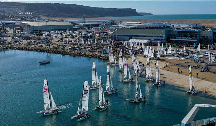 Action images from the UK Youth Sailing Championships 2024