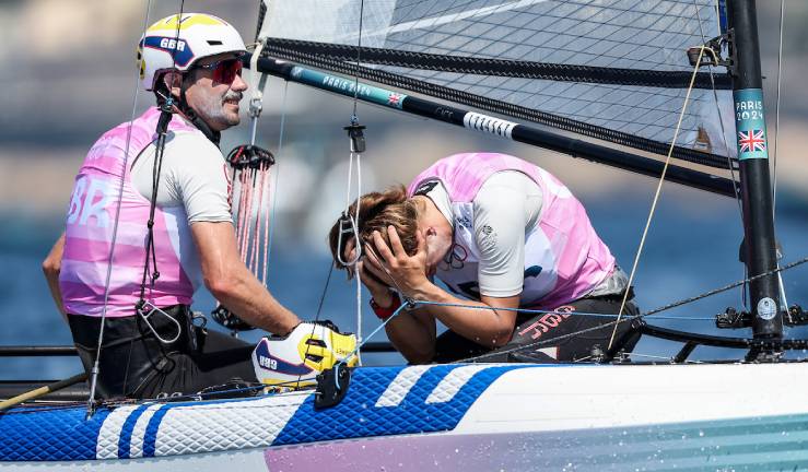 Anna Burnet and John Gimson Olympic action and support