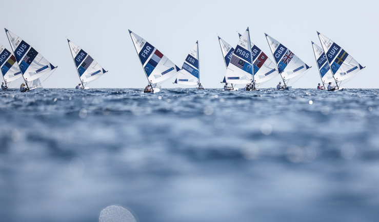 ilca 6 fleet racing at the paris 2024 olympics