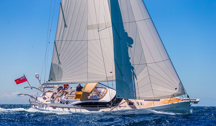 Oyster 565 sailing yacht