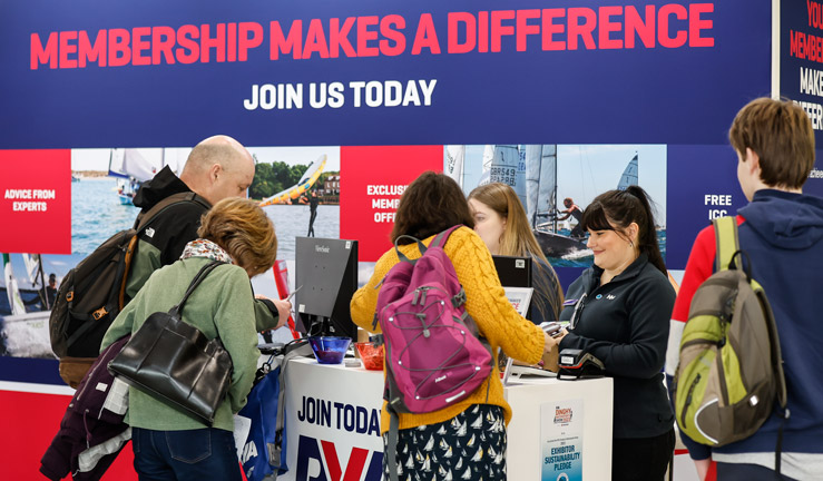 Images from around the 2023 RYA Dinghy & Watersports Show