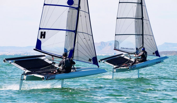 F101 Foiling trimaran 