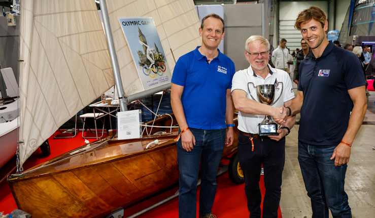 1948 Olympic Firefly wins Concours d'Elegance at RYA Dinghy and Watersports Show