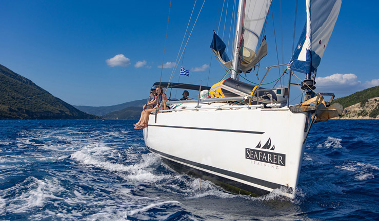 Seafarer holiday cruising boat abroad