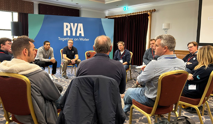 Conference workshop in a circle 