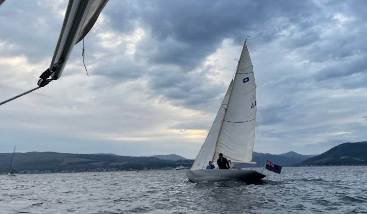 Graeme Galbraith Impact Award recipient at Royal Gourock Yacht Club