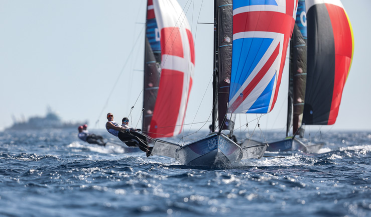 skiff racing team gb paris 2024 olympics