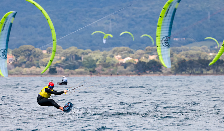 Connor Bainbridge, GBR, The Last Chance Regatta.© Sailing Energy / Semaine Olympique Française .23 April, 2024