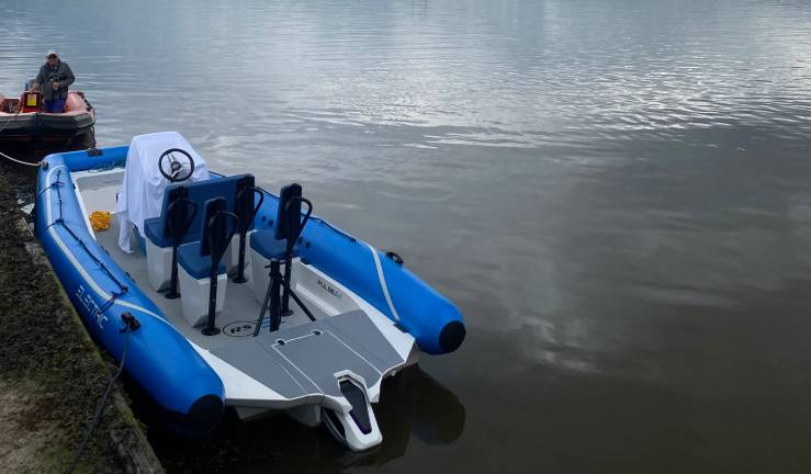 Wormit Boating Club electric rib launch
