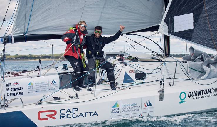 Maggia Adamson and Cal Finlayson - Double Handed offshorw World Champions