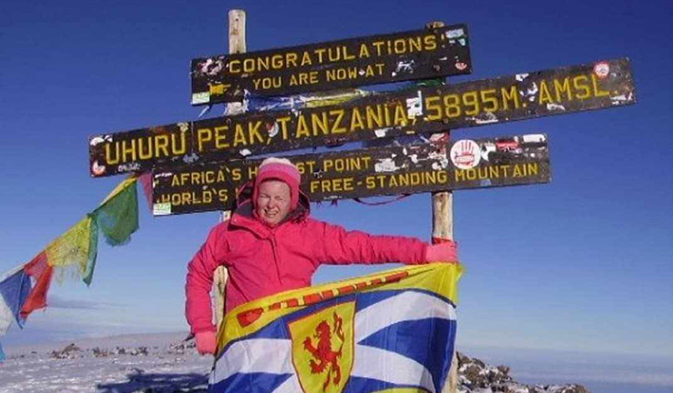 Laura Cowan summits Kilimanjaro