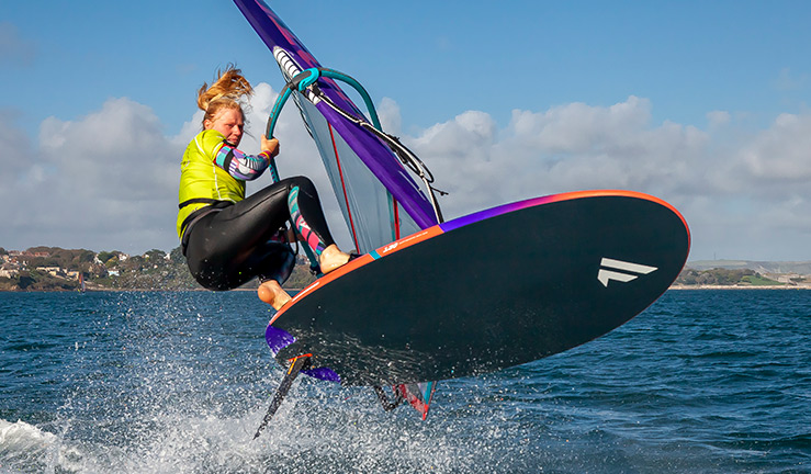 Windsurfer Jenna Gibson