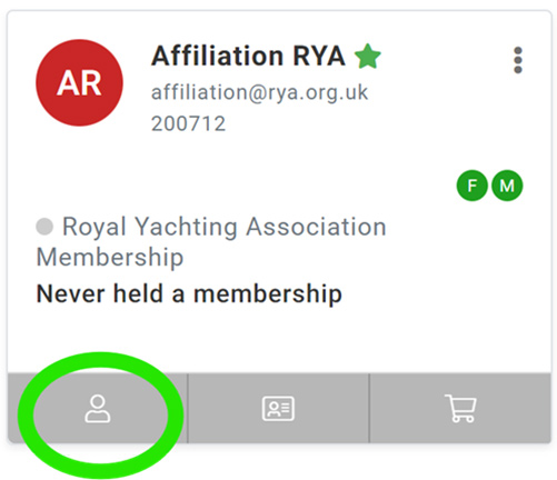 How to update your affiliate contact details in the RYA Portal