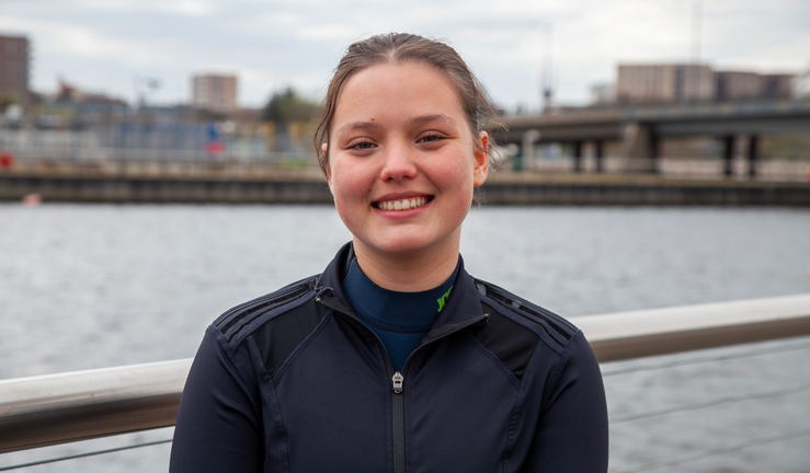 Young female takes part in Urban Winds