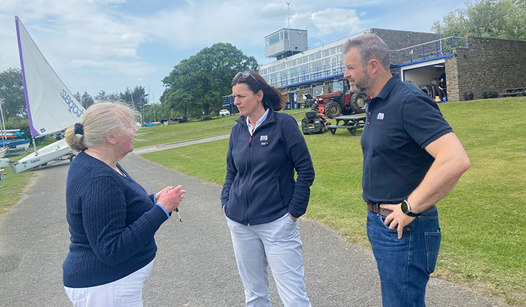 CEO Sara Sutcliffe visits RYA clubs and centres across the north of England