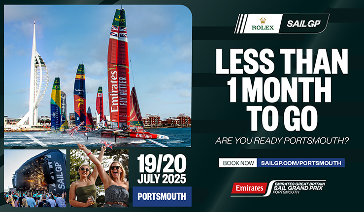 SailGP is bringing the buzz to Portsmouth from 19-20 July 2025