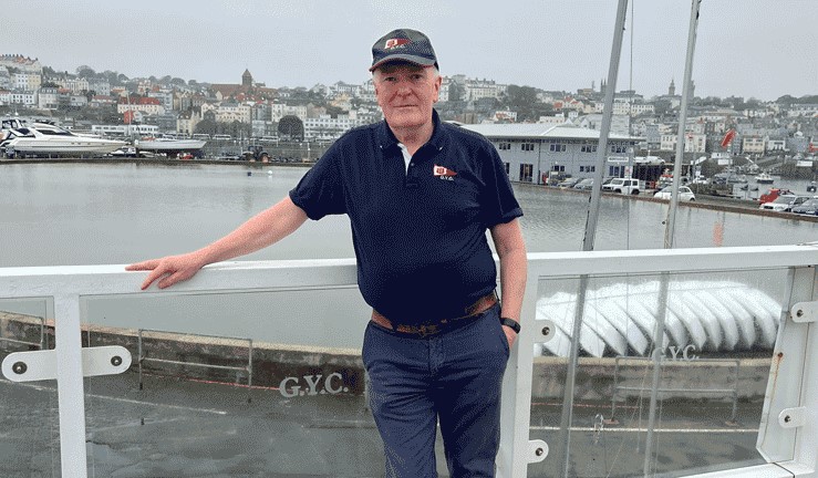 Mike Chappel inspiring young people on the water