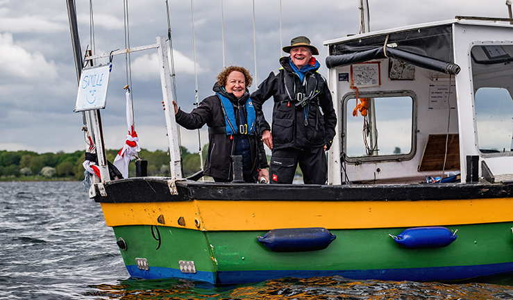 Race volunteers supporting at the RYA Eric Twiname Championships