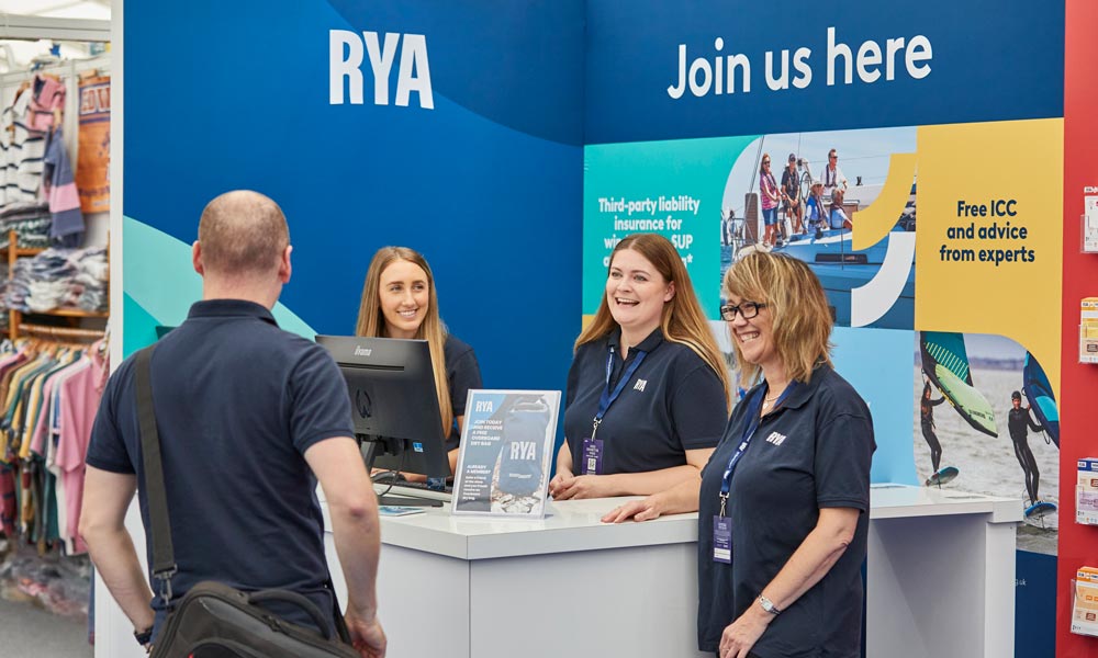Boat show rya stand