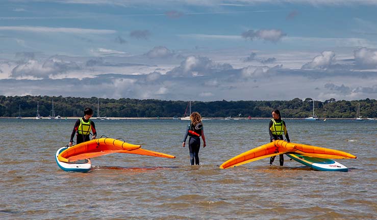 RYA learn to wingsurf courses - try something new for 2022