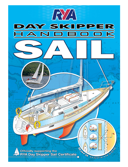 RYA Day Skipper Handbook Sail cover with illustration of a yacht