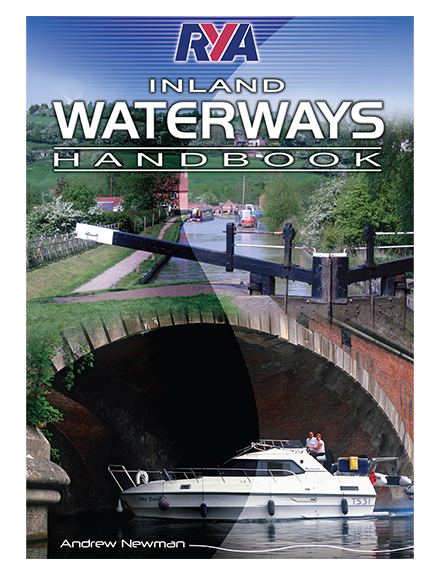 RYA Inland Waterways Handbook cover with images of lock and river cruiser