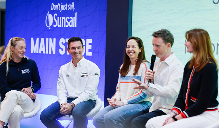 speakers at the dinghy show