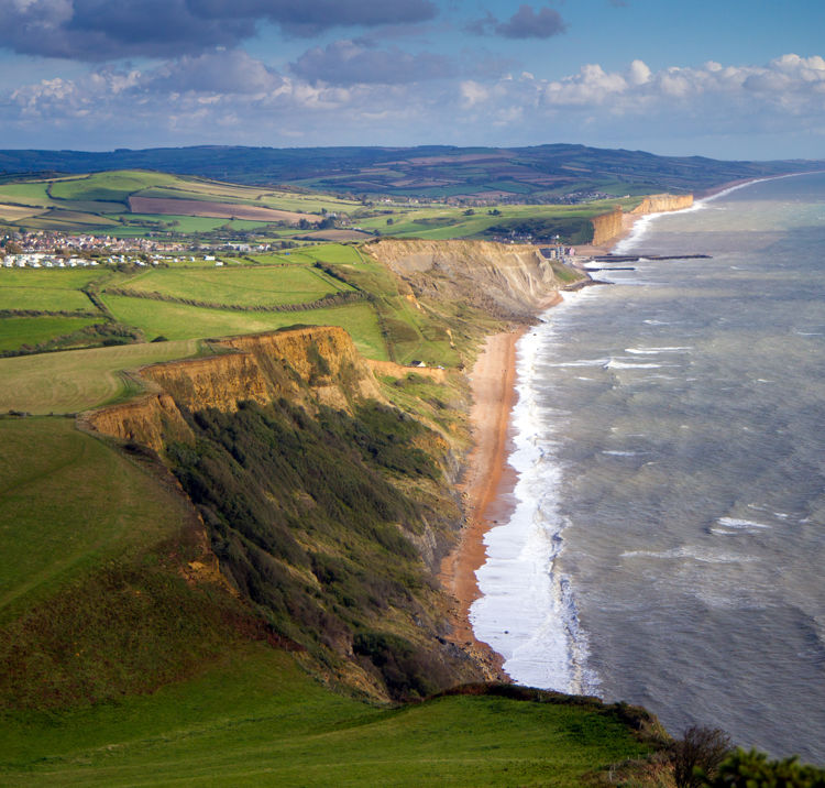 Dorset coast England
