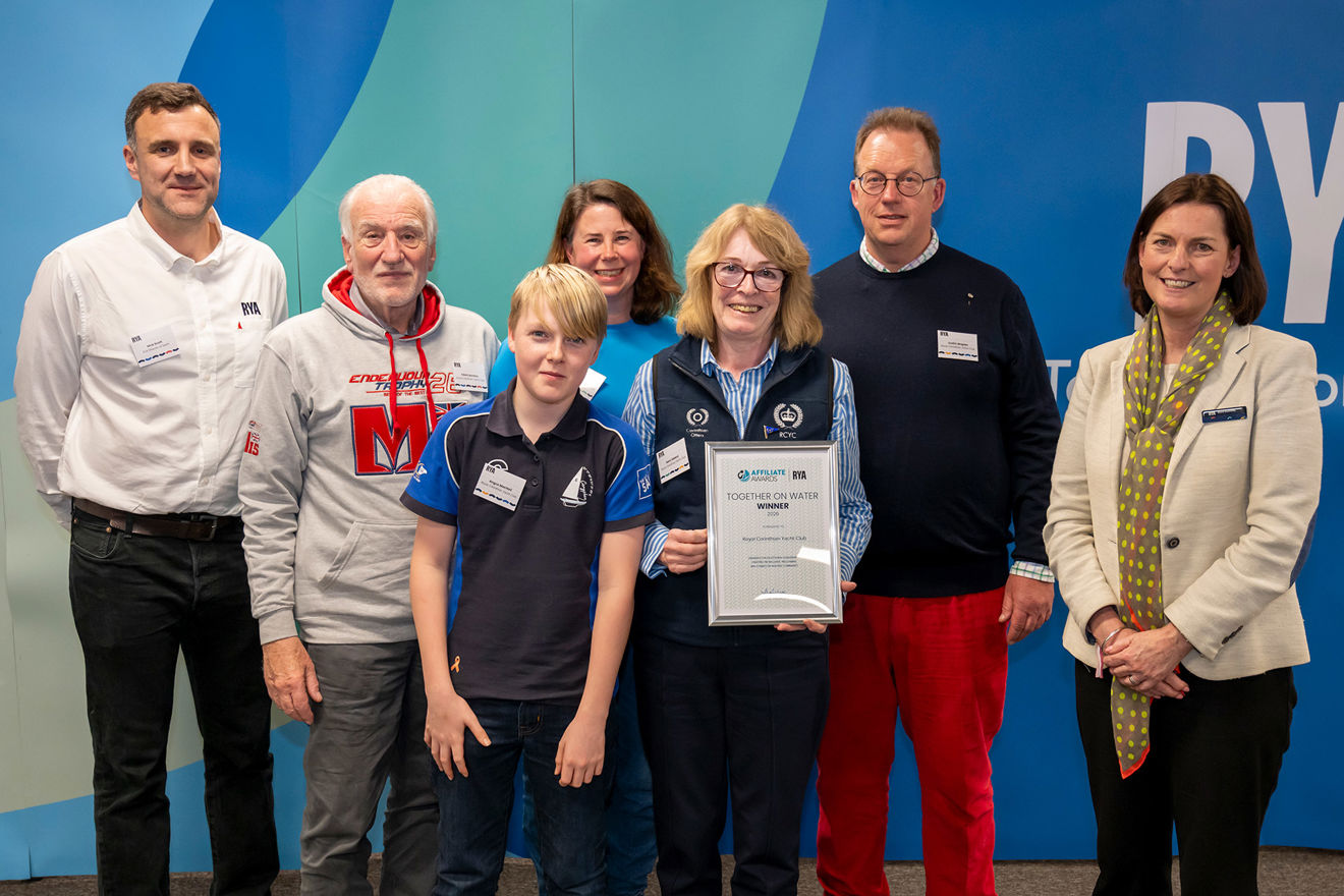 Royal Corinthian Yacht Club won the Together on Water Award