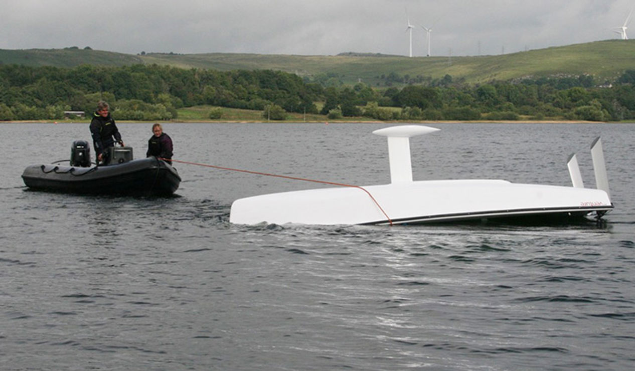 Keelboat recovery during capsize