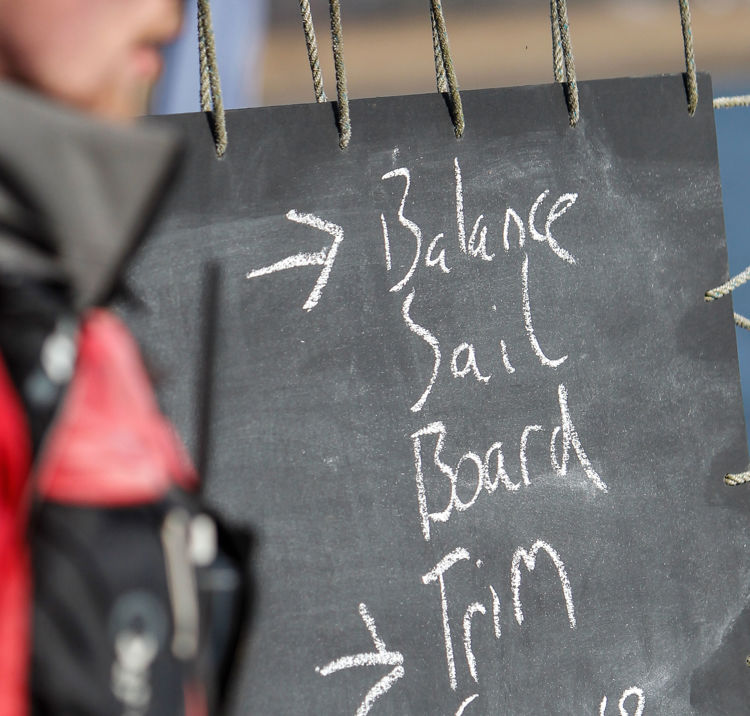 close up of blackboard