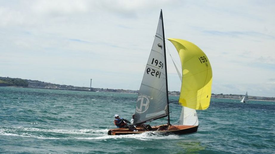 A boat part of the Scorpion national class