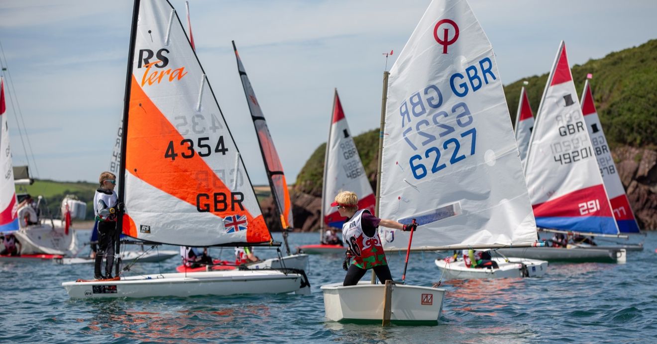 Main fleet sailors at the Welsh Club Championships (c) Ade Owens