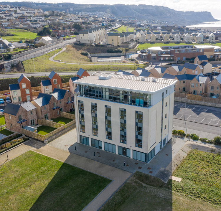 Birdseye view of Portland house