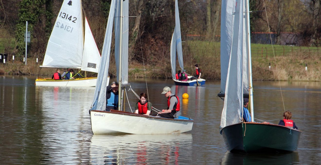 An image of the Gresford Sailing during the Club RYA Community Club of the Year 2024