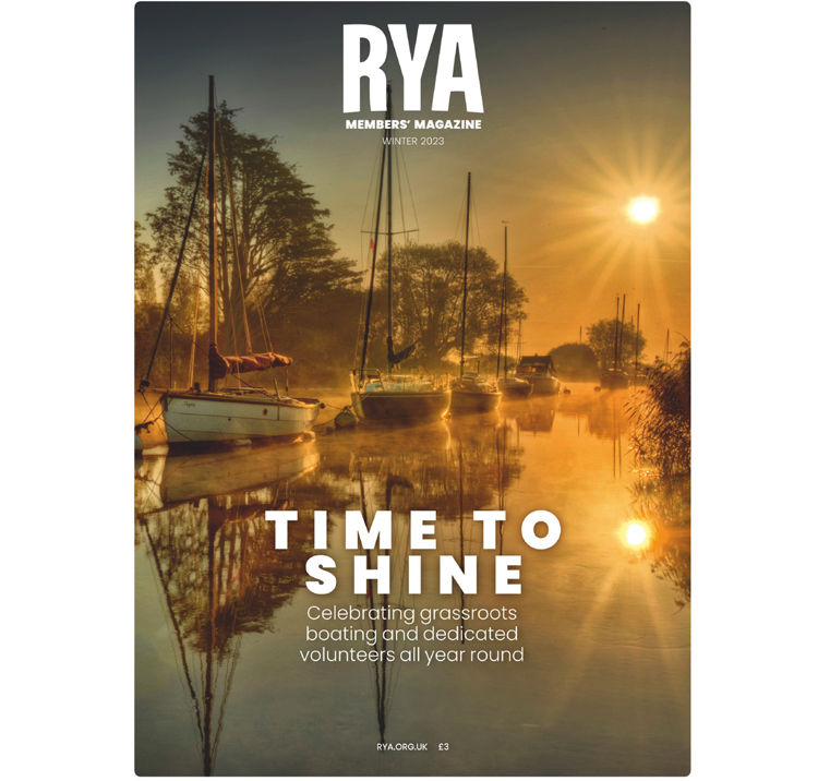 RYA Magazine Winter 2023 front cover