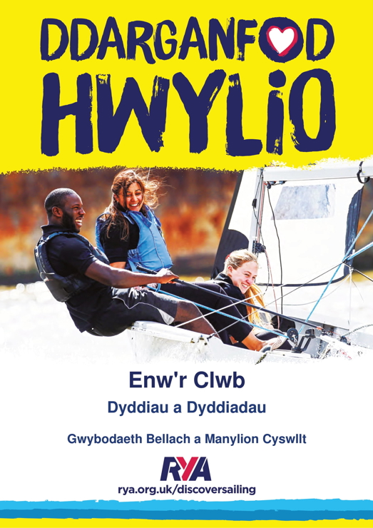 An image of discover sailing for adult dinghy in welsh