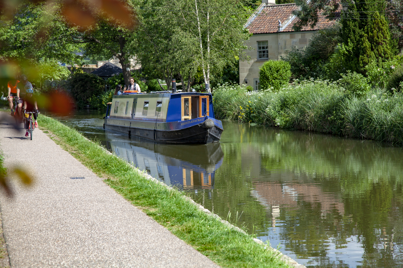 Canal Boat on the inland waterways