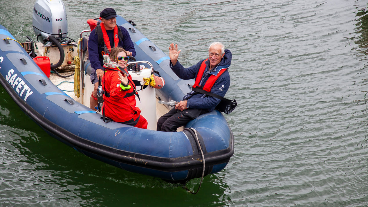 Blind sailing taster day