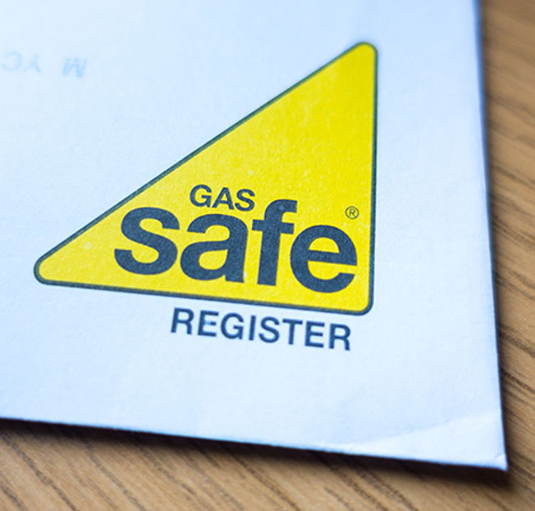 image of a letter from the gas safe register