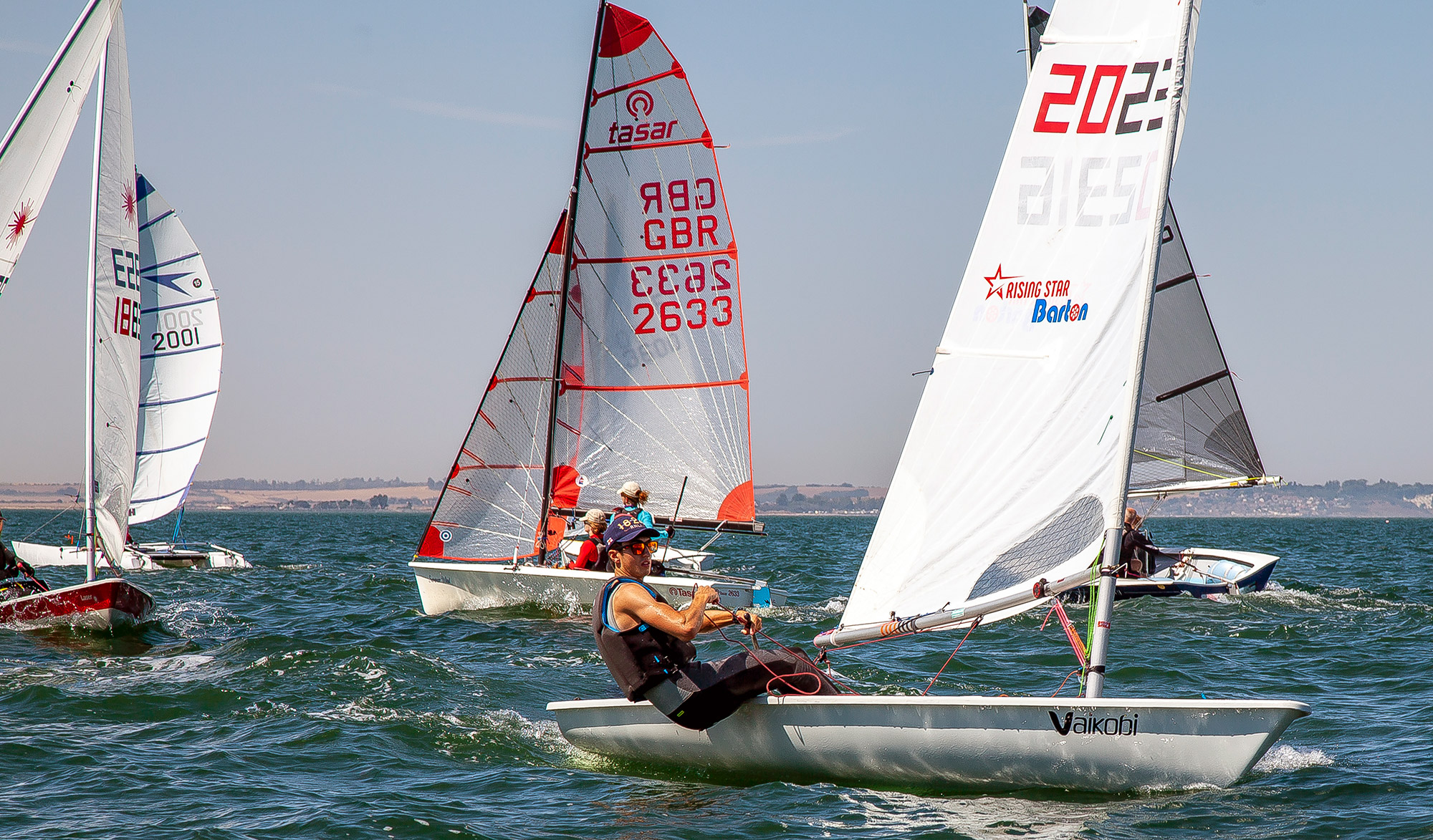 Mixed dinghy club racing at Whitstable 