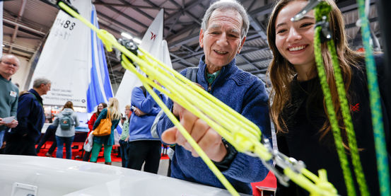 Visitors browsing at the RYA Dinghy & Watersports Show