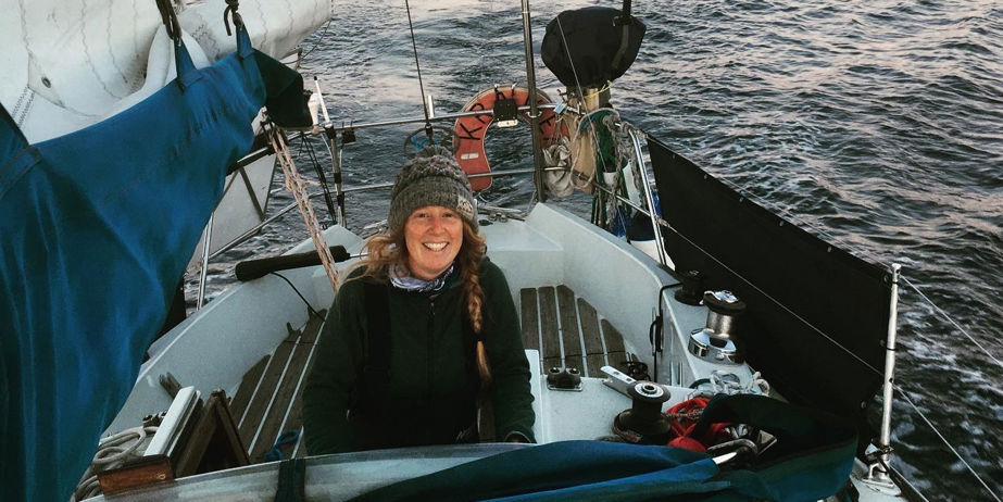 Sarah Bagley sailing