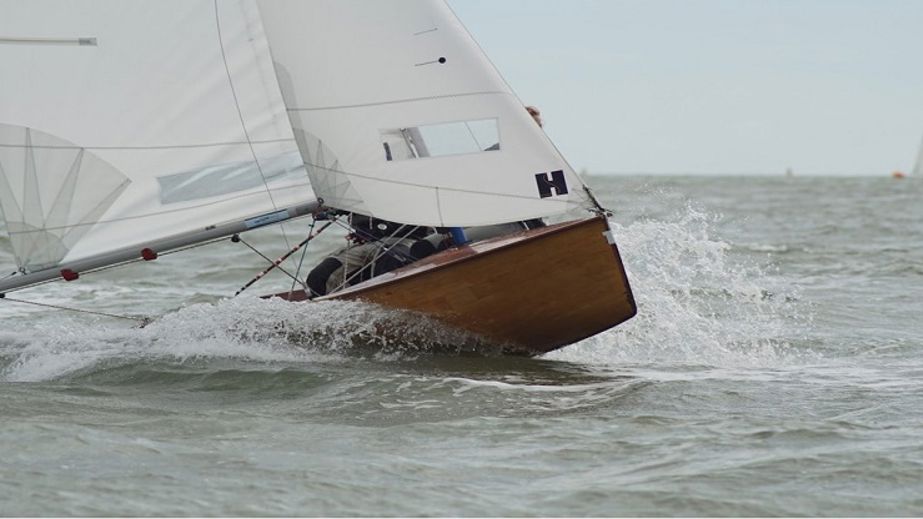 A boat part of the Firefly national class